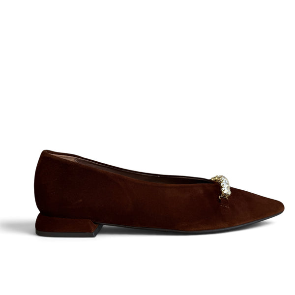 Marian Brown Suede Pump