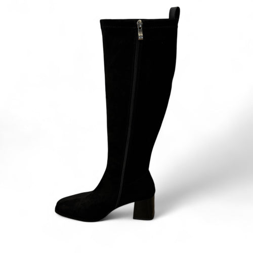 LODI Black Knee High Stretch Boot