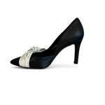 LODI Riler Black Court Shoe