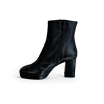 Marian Black Platform Ankle Boot