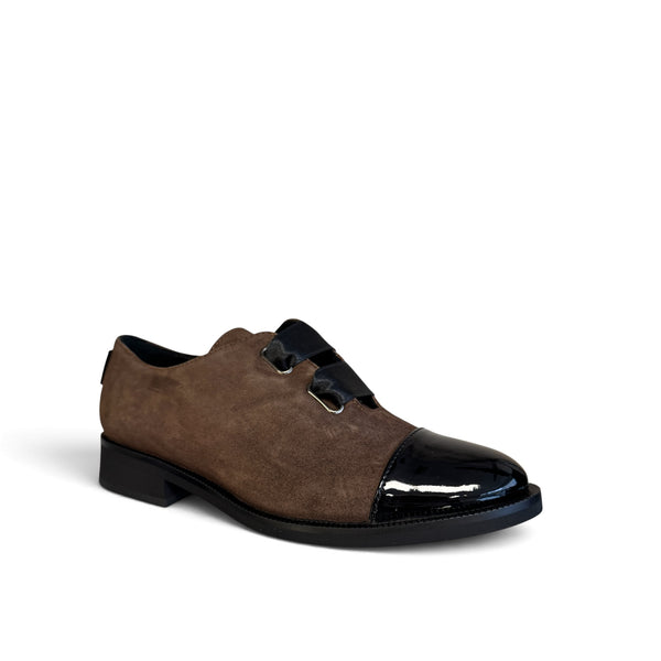 Marco Moreo Toe Cap Brown Ribbon Lace Up