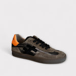 Another Trend Brown Suede & Orange Trainer