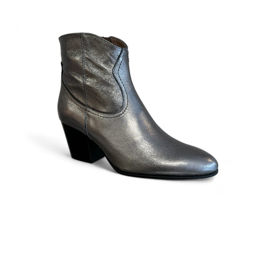 Wonders Cane Mimosa Pewter Ankle Boot