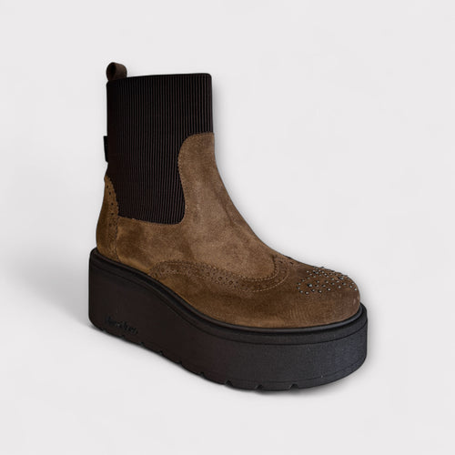 Marco Moreo Brown Suede Boot