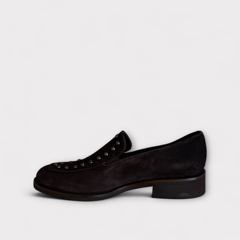 Marco Moreo Brown Suede Loafer