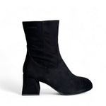 Wonders Mandy Black Suede  Ankle Boot