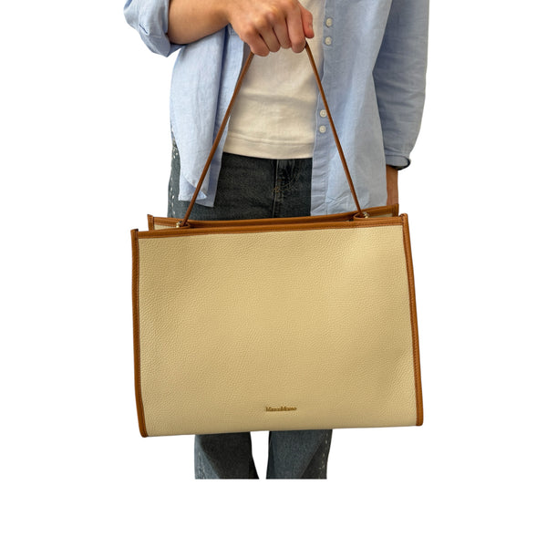 Marco Moreo Catherine Beige Tote Bag