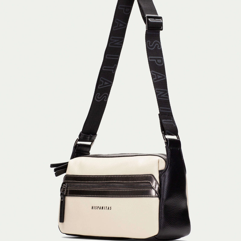 Hispanitas Samba Milk & Pewter Crossbody Bag