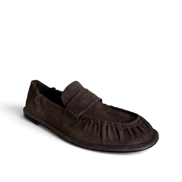 Pomme DOR Mia Brown Suede Loafer - 1343