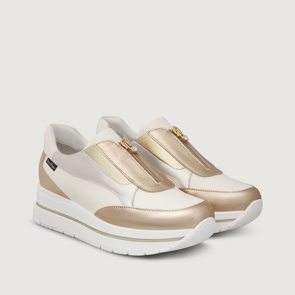 Marco Moreo Gilda Zip Up Platform Wedge