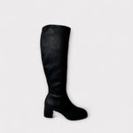 Pedro Anton Black Stretch Knee High Boot