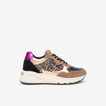 NeroGiardini Leopard Print Trainers