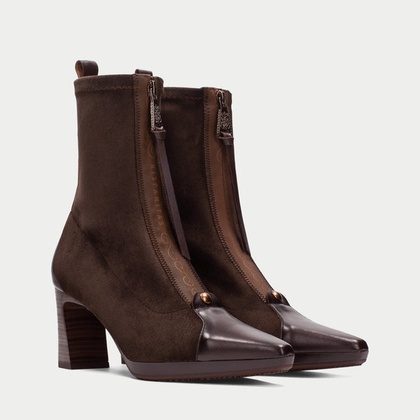 Hispanitas Bangkok Brown Zip Up Boot