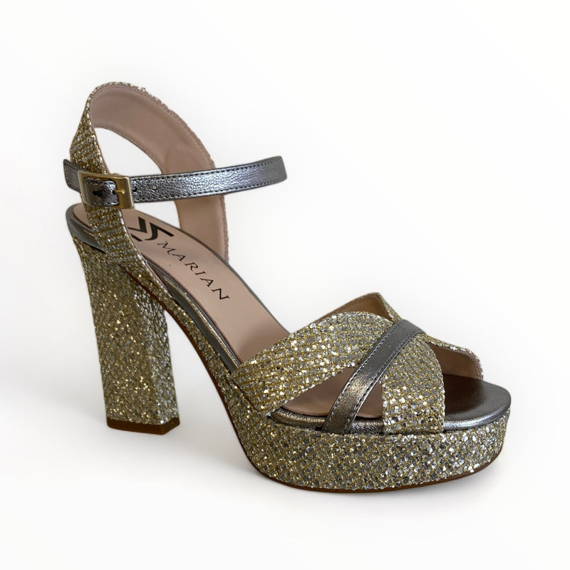 Marian Sparkle Platform Sandal