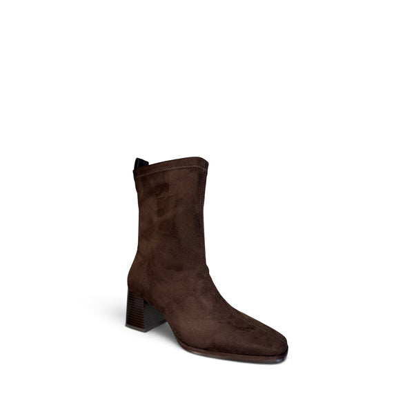 LODI Heka Brown Suede Sock Boot