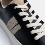 Paul Green Black Leather Trainers