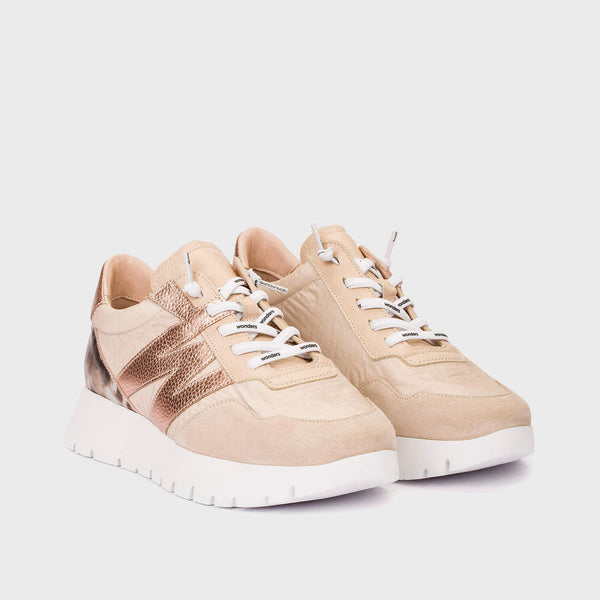 Wonders A-24100 Beige Trainer