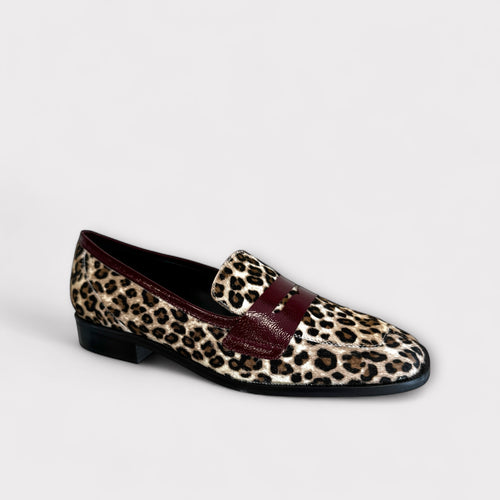 LODI Leopard Print Loafer