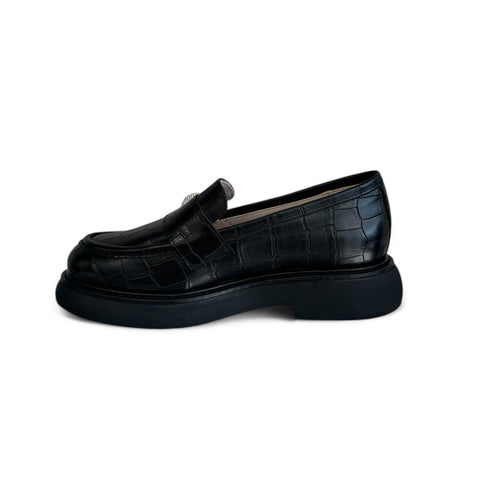 Marian Coco Black Chunky Loafer