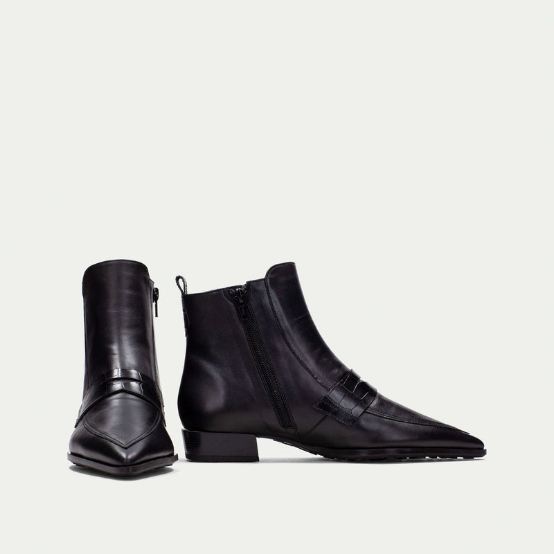 Hispanitas Turin Black Ankle Boot