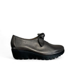 Wonders Pewter Wedge Shoe