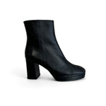 Marian Black Platform Ankle Boot