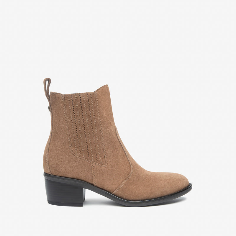 NeroGiardini Brown Suede Western Boot