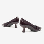 NeroGiardini Burgundy Patent Kitten Heel Shoe