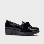 Wonders Romeo Black Patent Wedge