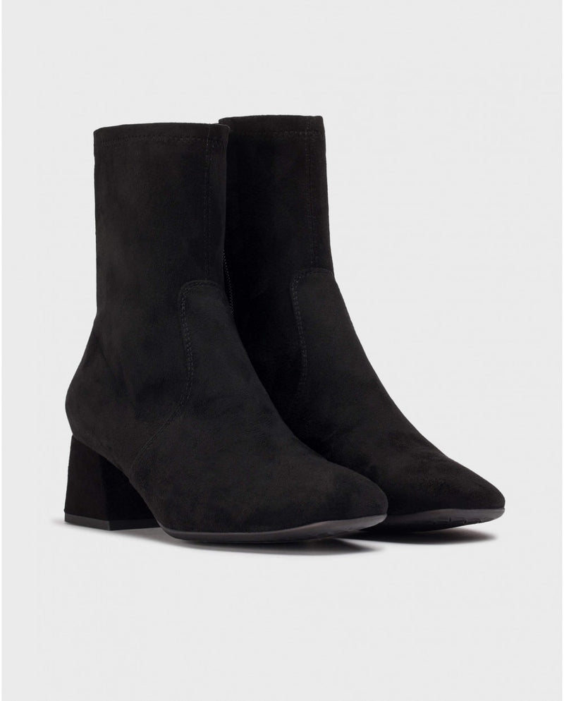 Wonders Anan 30 Black Suede Sock Boot