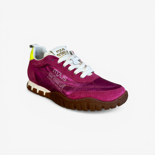 MJUS Pink Metallic Trainer