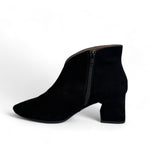 Wonders Eliot Black Suede Ankle Boot