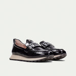 Hispanitas Loira Black Leather Shoe