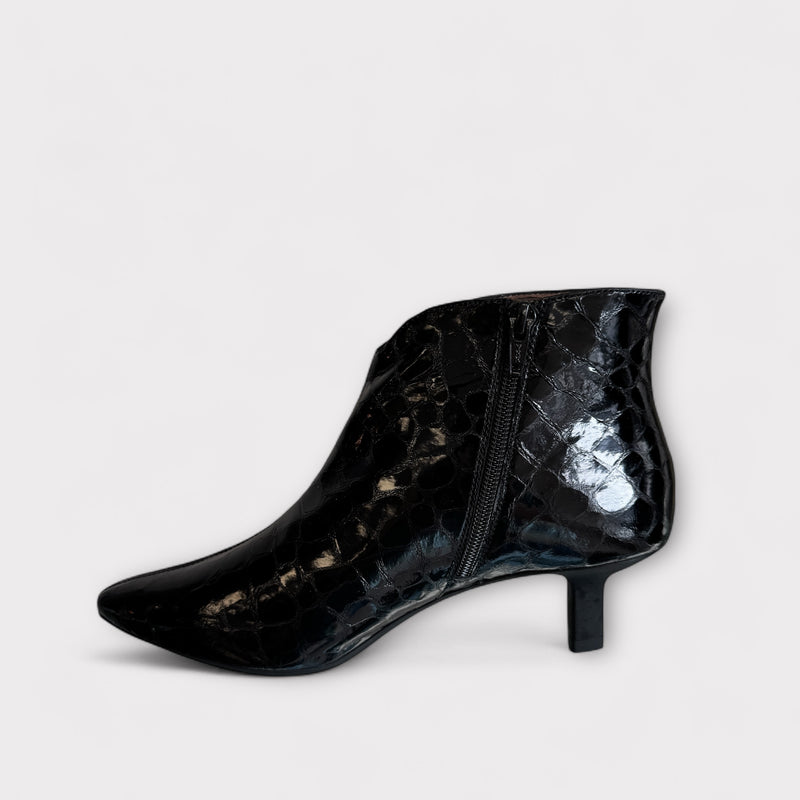 Wonders Flexfit 20 Black Ankle Boot