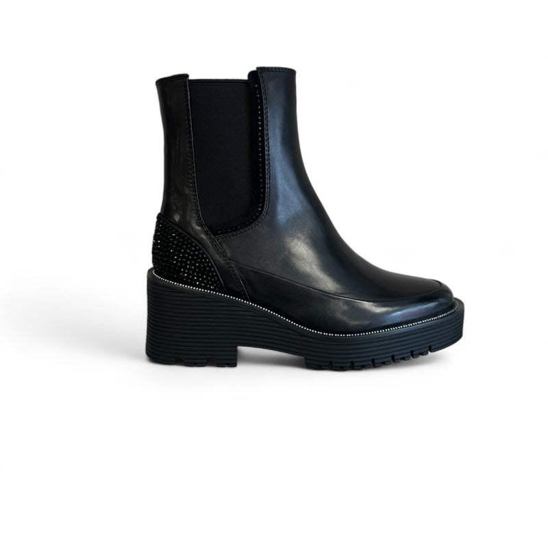 Regarde Le Ciel Sadhy Black Wedge Boot