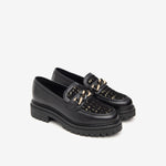 NeroGiardini Black Chunky Loafers