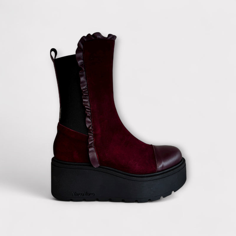 Marco Moreo Marlene Burgundy Boot
