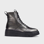 Wonders Bristol Lace-Up Boot - Pewter