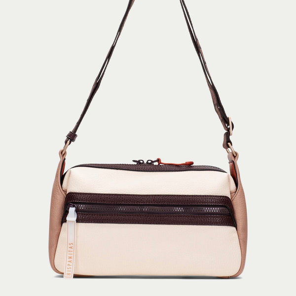 Hispanitas Cream & Almond Crossbody Bag