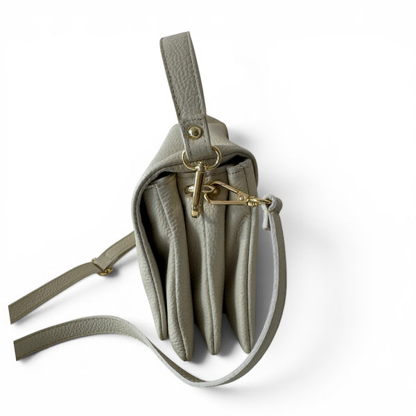 Marco Moreo Sophia Cream Leather Bag