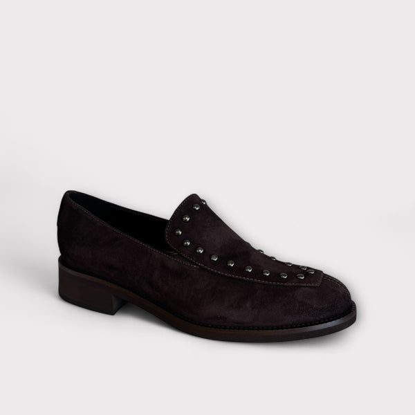 Marco Moreo Brown Suede Loafer
