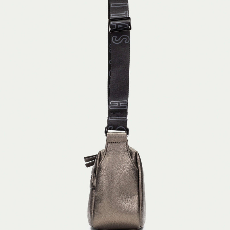 Hispanitas Samba Pewter Crossbody Bag