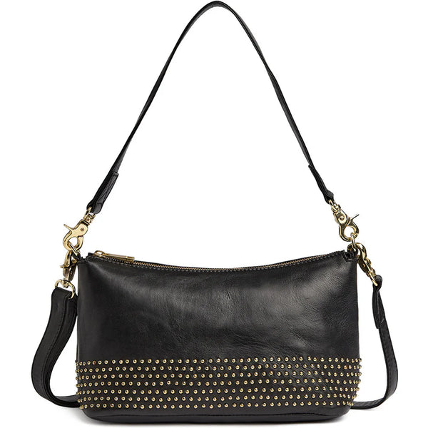DEPECHE Black Bucharest Shoulder Bag