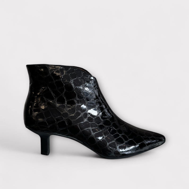 Wonders Flexfit 20 Black Ankle Boot
