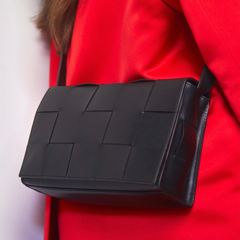 ALÉO Matchbox Shoulder Bag - Black