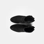 Paul Green Black Suede Ankle Boot