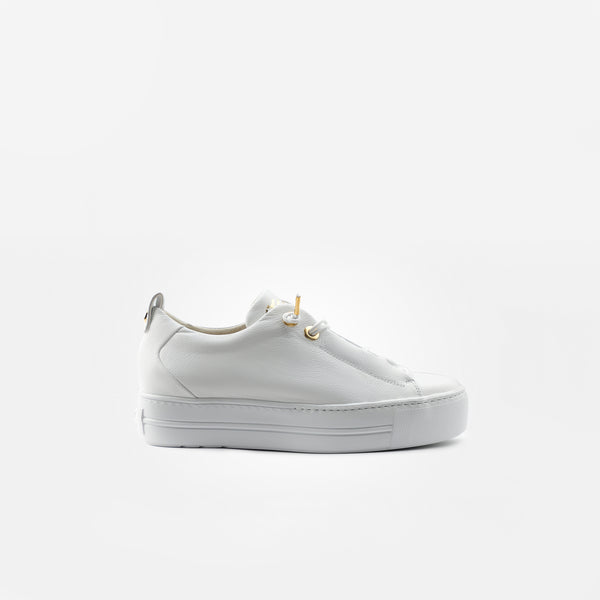 Paul Green White Leather Trainer