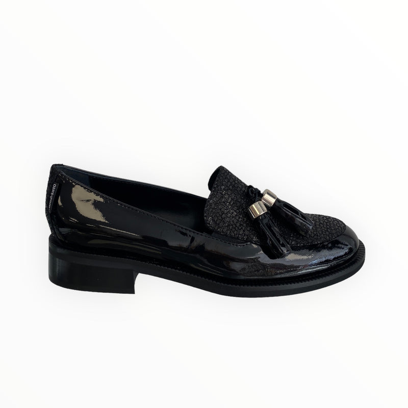 Marco Moreo Black Patent Loafer