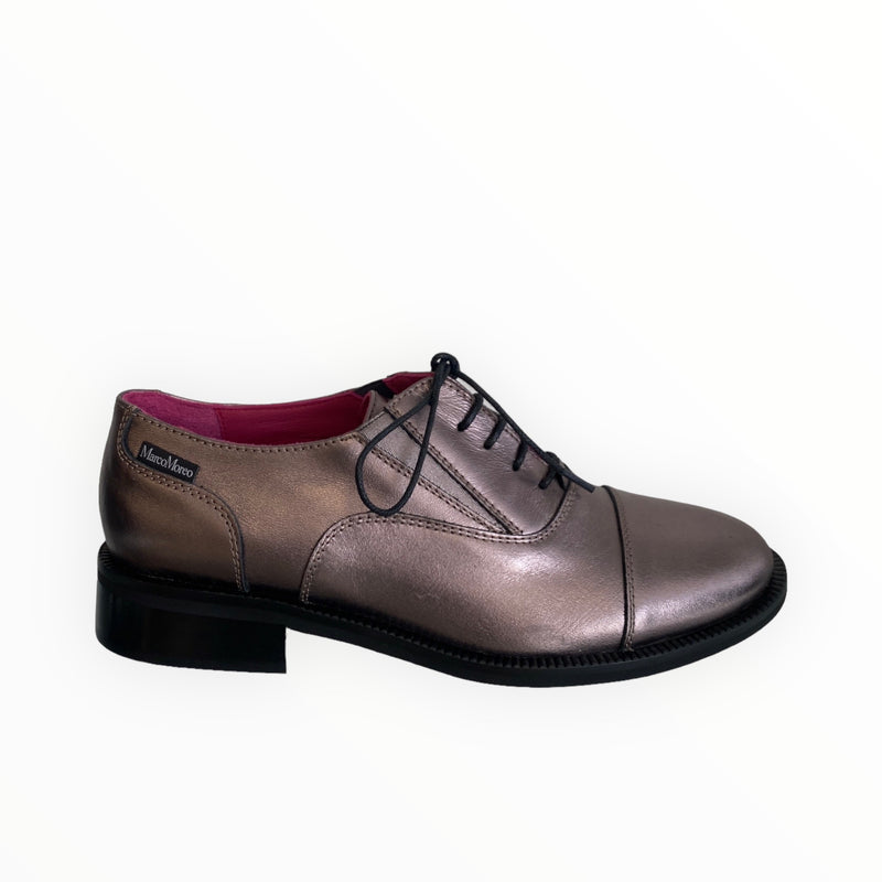 Marco Moreo Pewter Leather Brogue – Lusana Shoe Boutique