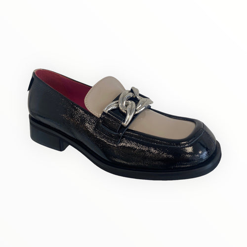 Marco Moreo Divina Black & Taupe Loafer